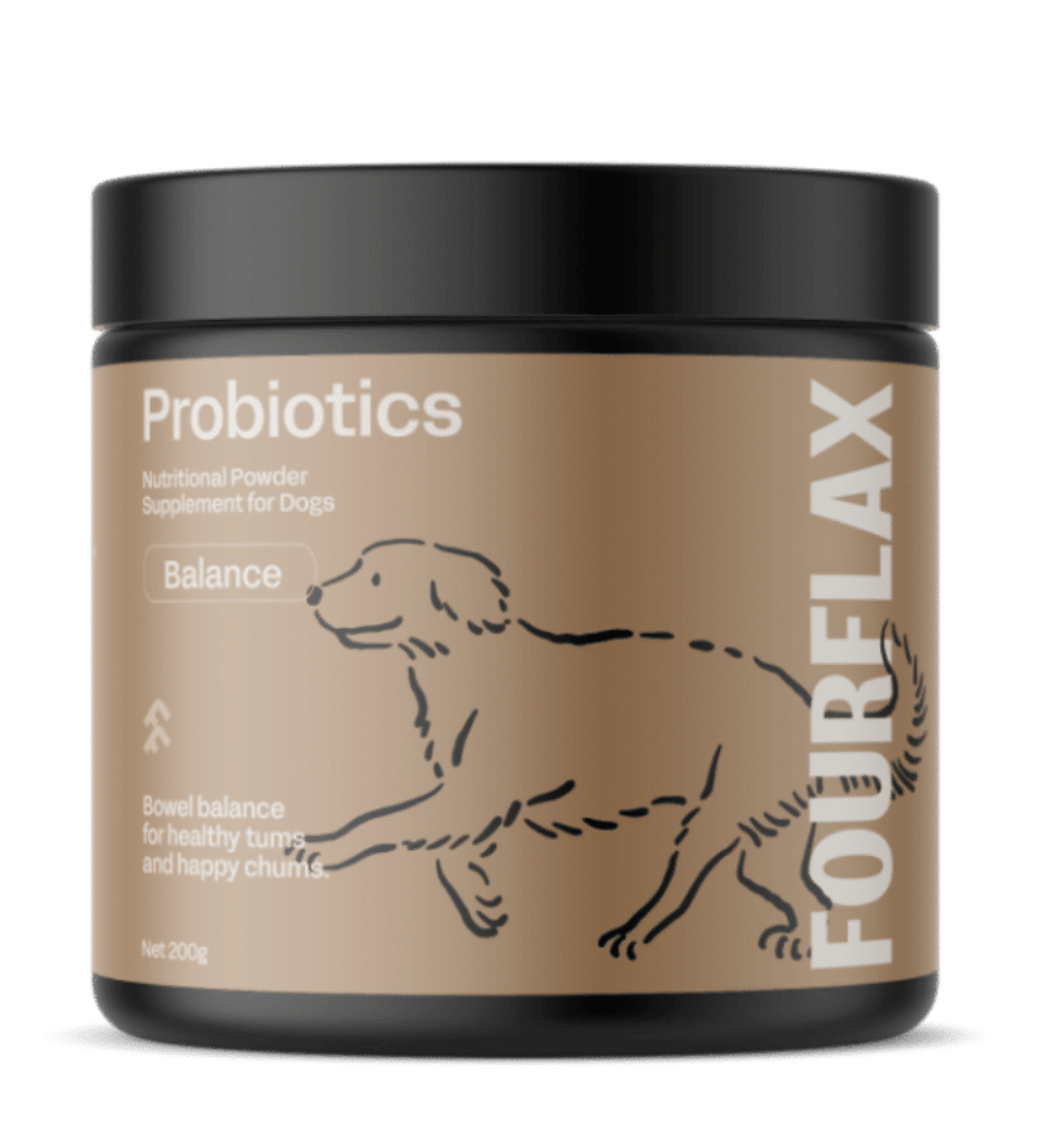 Fourflax Canine Probiotics - Supports Digestion & Immunity - Pet Supply